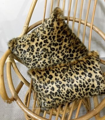 Colombian Ocelot Luxury Faux Fur Cushion