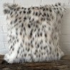 Gevlekte Faux Fur Kussens | Luxe Bank Kussens | Gedessineerde Bont Kussens