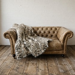 Spotted Faux Fur Throw | Spotty Fur Blanket | Dalmatiër Plaid