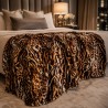 Midsummer Reversible Velvet Throw | Reversible Floral Printed Velvet Throw