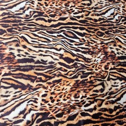 Animal Print Velvet Fabric | Printed Velvets | Leopard Print Fabric