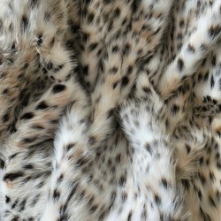 Spotted Dalmatian Faux Fur Fabric