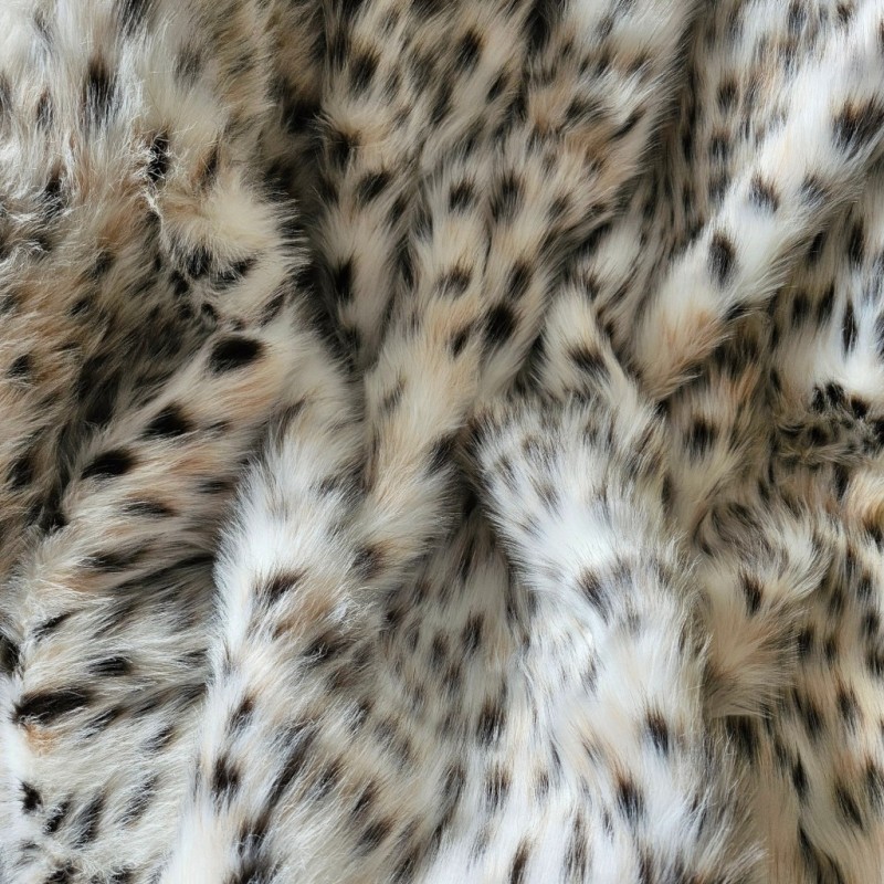 Spotted Dalmatian Faux Fur Fabric