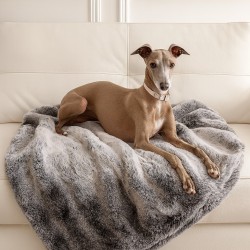 Silver Frost Faux Fur Pet Blanket | Fur Cat Blanket | Fur Dog Blankets