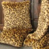 Leopard Faux Fur Cushions | Animal Print Pillows & Cushions