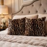 Coussins en Velours de Luxe Chinoiserie | Coussins en Velours Imprimés Orientaux