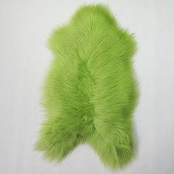Lime Green Sheepskin Rug | Green Icelandic Sheepskin