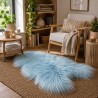 Tapis en Peau de Mouton Ivoire Blanc Pur | Tapis en Peau de Mouton Islandais Blanc Naturel