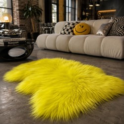 Ivory White Pure Sheepskin Vloerkleed | Natuurlijk Wit IJslands Schapenvacht Vloerkleed