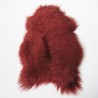 Rust Red Sheepskin Rug | Burgundy Icelandic Sheepskin