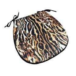 Coussins de siège en velours tropical en forme de D | Coussins de siège classiques en velours tropical