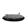 Coussin de siège en forme de D Strawberry Thief Navy | Coussin de siège en forme de D bleu floral