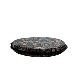 Ronde Bistro Stoelkussen Strawberry Thief Navy | Ronde Bistro Stoelkussens