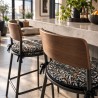 Ronde Bistro Willow Bough Azure Stoelkussen | William Morris Stoelkussens |