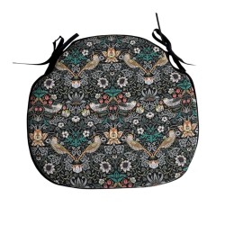 Coussin de Siège Spindle Strawberry Thief Marine | Coussins de Chaise Spindle Floraux |