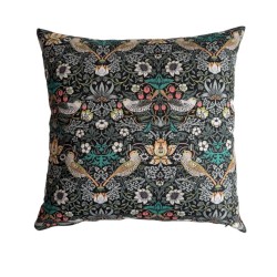 Housse de Coussin Strawberry Thief Crimson | Coussins William Morris |