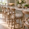 Herten & Hertenkoppen Ronde Bistro Stoelkussens | Ronde Stoelkussens Met Hertendesign