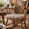 Floral Spindle Seat Pads | Flowery Spindle Shaped Chair Pads