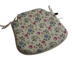 Klassische florale Spindelsitzkissen | Bunte blumige Spindelstuhlkissen
