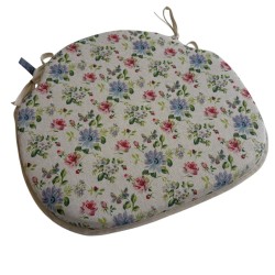 Coussin de siège à broche classique à motif floral | Coussins de chaise à broche colorés à motif fleuri