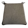 Herringbone Tapered Seat Pads| Brown Herringbone Tapered Chair Pads