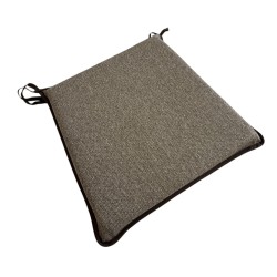 Herringbone Tapered Seat Pads| Brown Herringbone Tapered Chair Pads