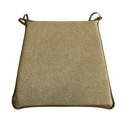 Herringbone Tapered Seat Pads| Mustard Herringbone Tapered Chair Pads