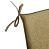Herringbone Tapered Seat Pads| Mustard Herringbone Tapered Chair Pads