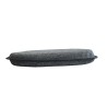 Small Herringbone Spindle Seat Pads | Spindle Shaped Grey Herringbone Chair Pads