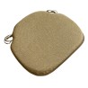 Large Herringbone Spindle Seat Pads | Spindle Shaped Mustard Herringbone Chair Pads