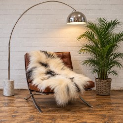 Ivory White Pure Sheepskin Vloerkleed | Natuurlijk Wit IJslands Schapenvacht Vloerkleed