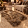Natural Icelandic Sheepskin Rugs | Large Brown Icelandic Sheepskin