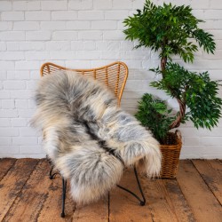 Ivory White Pure Sheepskin Vloerkleed | Natuurlijk Wit IJslands Schapenvacht Vloerkleed
