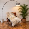 Ivory White Pure Sheepskin Vloerkleed | Natuurlijk Wit IJslands Schapenvacht Vloerkleed