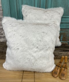 Arctic Fox Faux Fur Cushions