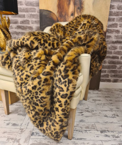 Leopard print blankets