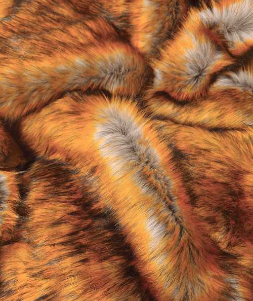 Ginger fashion faux fur fabric