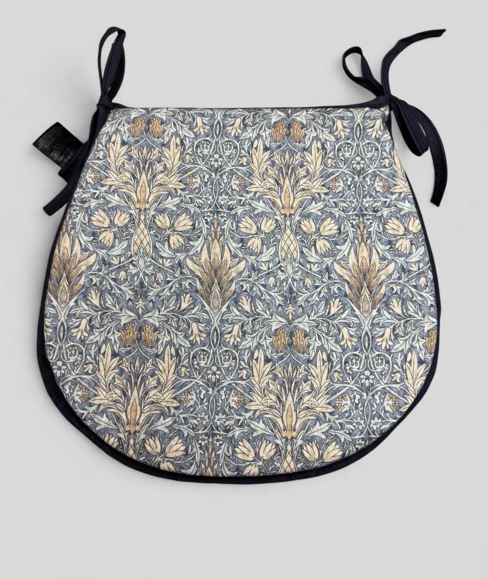 D Shaped Seat Pads Snakeshead Denim