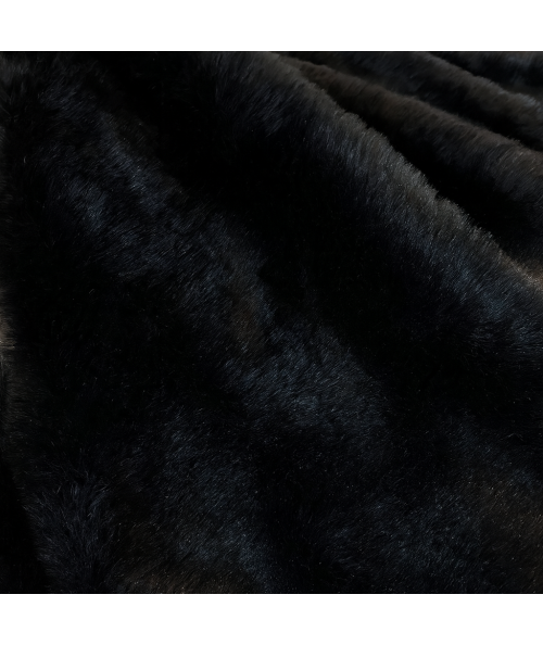 Black Panther Faux Fur Fabric