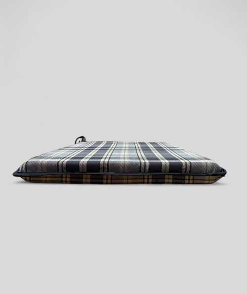 Blue Checked Tapered Seat Pads