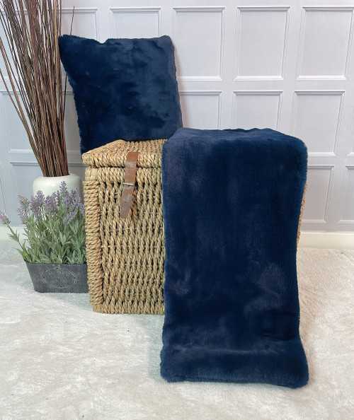 Richmond Ink Faux Fur Bed Runner