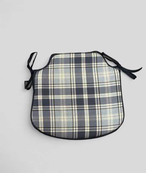 Spindle Seat Pads Highland Check Denim