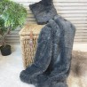 Grey Faux Fur Throw | Dark Faux Fur Throw | Chessington Grey