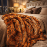 Fur Faux Throw Blanket | Long Haired Fur Throw | Luxury Fake Fur Throws