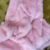 Bubble-gum Faux Fur Throw | Modern Pink Faux Fur Throws and Blankets