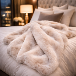 Fake Fur Throw | Faux Fur Blanket | Extra Large Faux Fur Throw