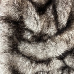 European Wolf Faux Fur Throw | Large Animal Fur Throw | Fur Bedspread