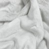 Silver Faux Fur Throw | Arctic Fox Fur Blanket | Luxury Fur Bedspread