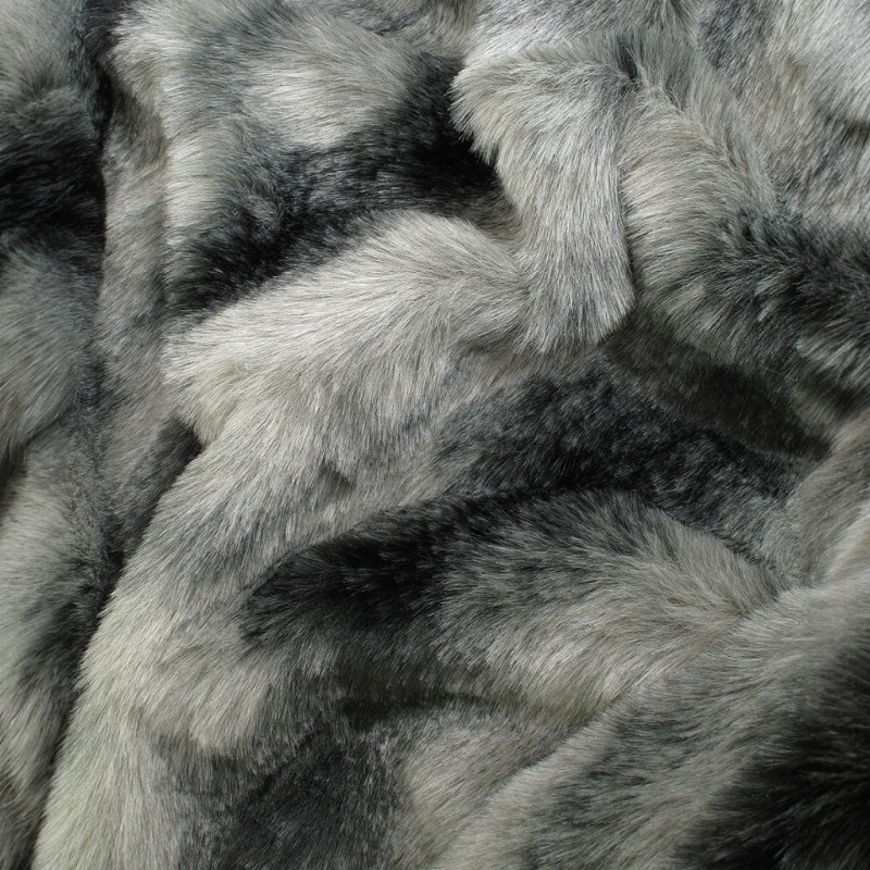 Faux Fur Scatter Cushions | Fur Sofa Cushions | Striped Fur Cushions