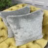 Grey Faux Fur Cushions | Grey Cushions | Aspen Grey Fur Scatter Cushions